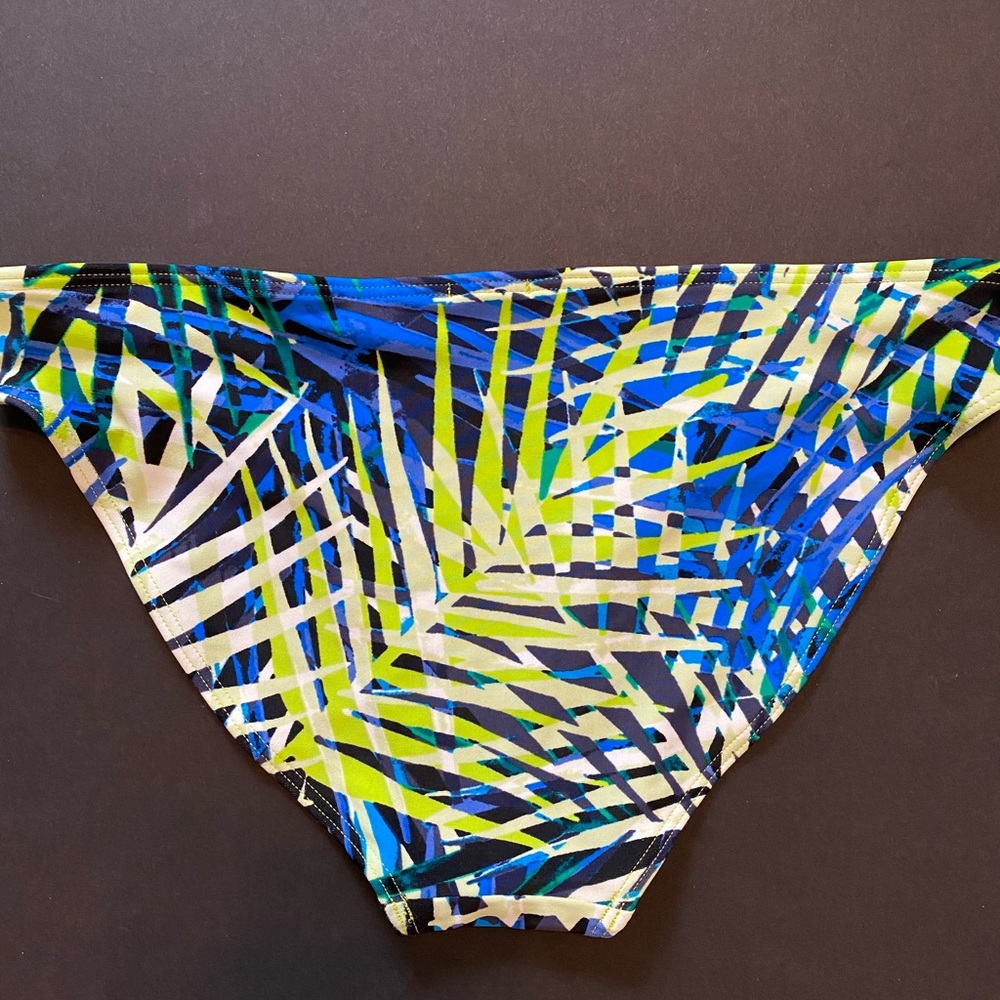 Aerie Palm Print Full Coverage Bikini Bottoms